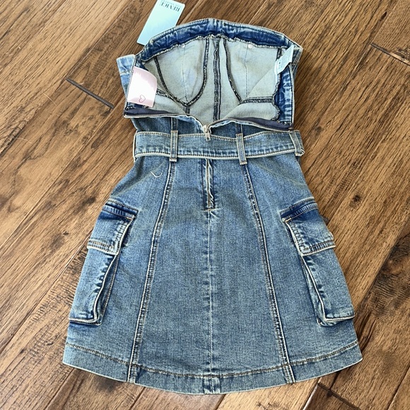 REVICE Denim Demi Dress - Picture 2 of 7